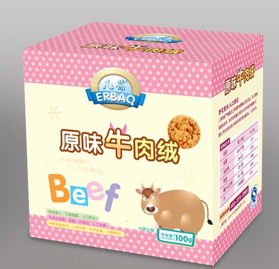  儿葆原味牛肉绒