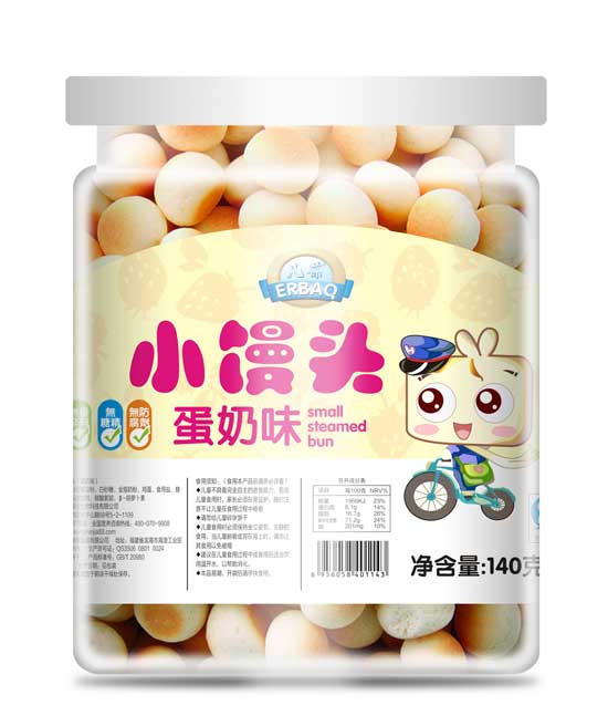 儿葆蛋奶味小馒头