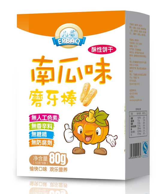  儿葆南瓜味磨牙棒
