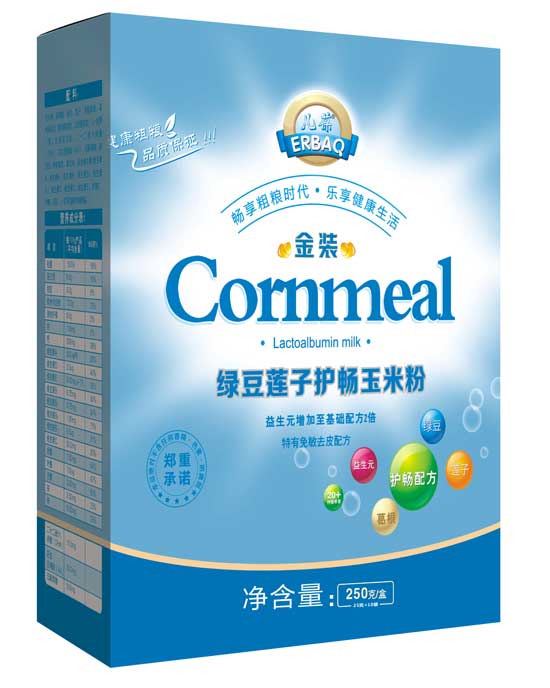  儿葆绿豆莲子护畅金装玉米粉