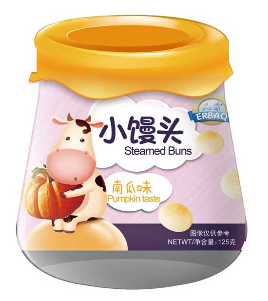  儿葆南瓜味小馒头罐装