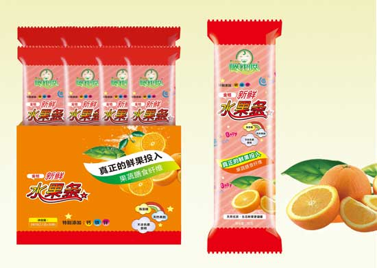  嗯比哎金桔味果条