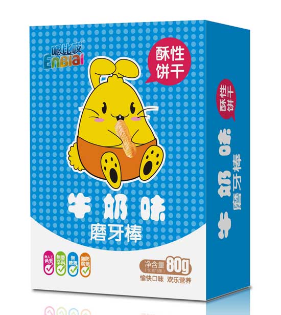  嗯比哎牛奶味磨牙棒
