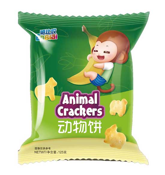  嗯比哎香蕉味动物饼干