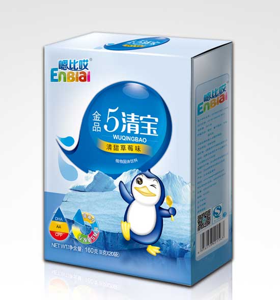  嗯比哎清甜草莓味5清宝