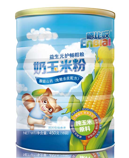 嗯比哎猴菇山药奶玉米粉