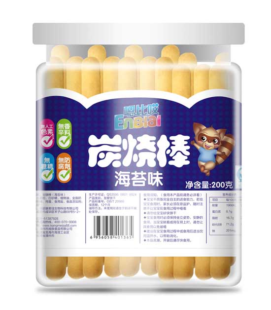 嗯比哎海苔味炭烧棒