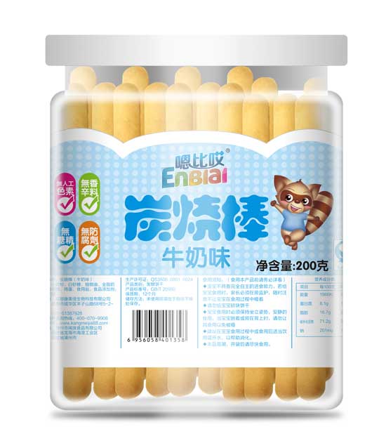  嗯比哎牛奶味炭烧棒