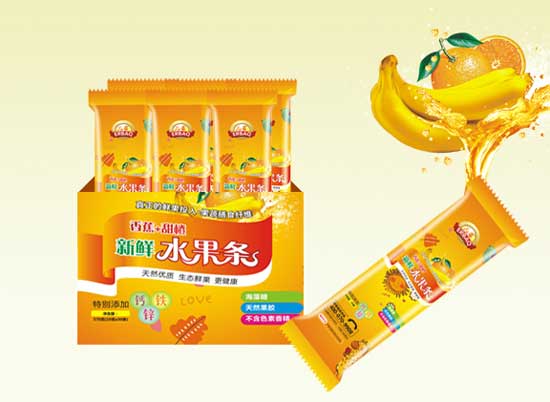儿葆香蕉甜橙水果条