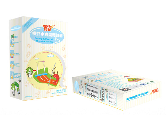蓓宠鲜虾颗小白菜粒面