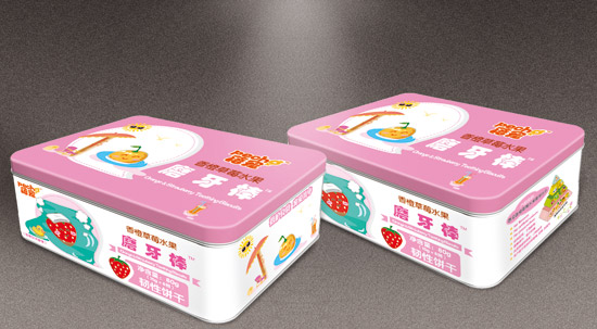 蓓宠香橙草莓水果磨牙棒