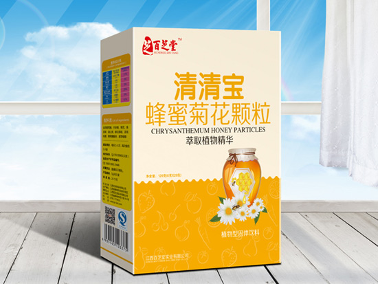 百芝堂蜂蜜菊花清清宝颗粒