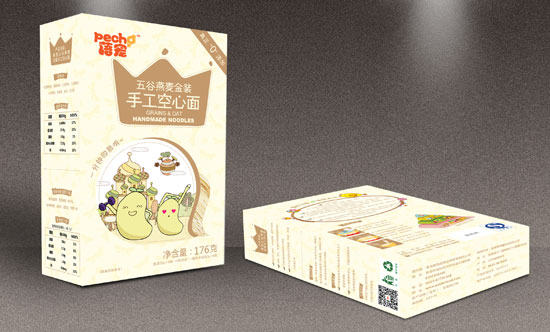 蓓宠五谷燕麦金装手工空心面