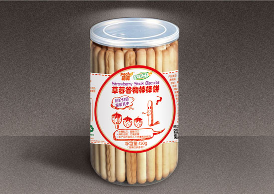 蓓宠草莓谷物棒棒饼