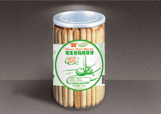蓓宠花生谷物棒棒饼