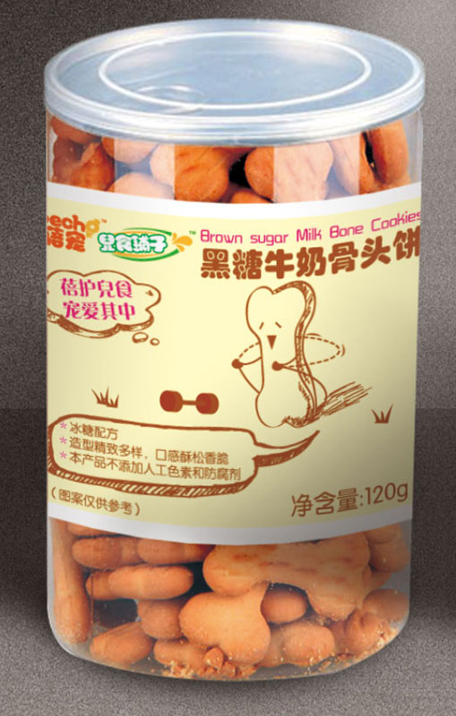 蓓宠天亿饼干黑糖牛奶骨头饼