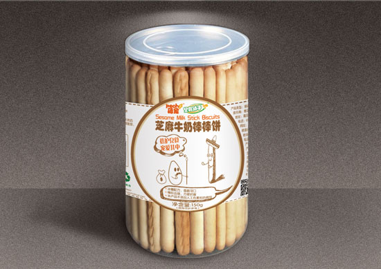 蓓宠芝麻牛奶棒棒饼