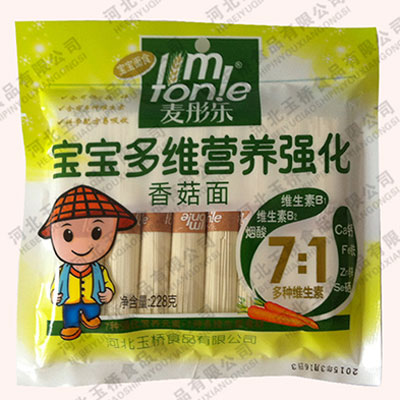 麦彤乐宝宝多维营养强化香菇挂面