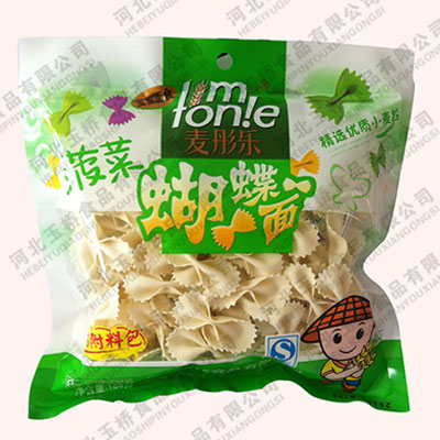 麦彤乐菠菜蝴蝶挂面