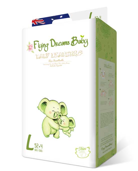 菲梦宝纸尿裤卡通方案L码