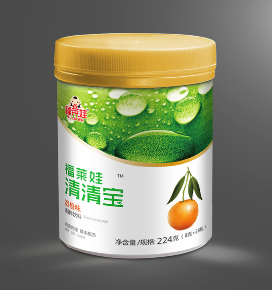 福莱娃香橙味清清宝听装