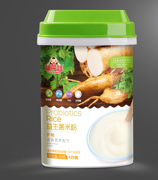 福莱娃护畅益生菌米粉罐装