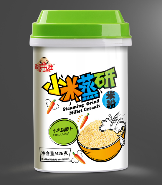 福莱娃胡萝卜配方小米蒸研米粉