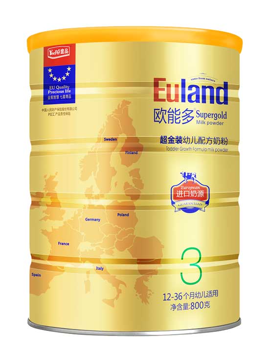  欧能多800g超金装配方奶粉3段