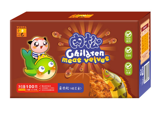 多巴鱼肉松桂花鱼味