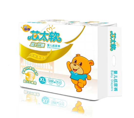  亲亲仔仔芯太软环腰纸尿裤XL码