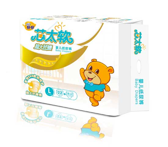  亲亲仔仔芯太软环腰纸尿裤L码
