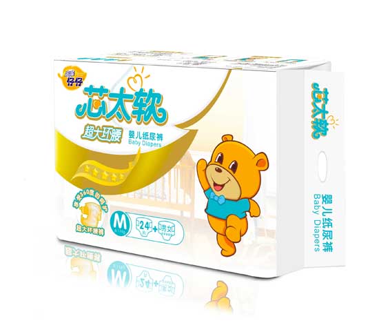  亲亲仔仔芯太软环腰纸尿裤M码