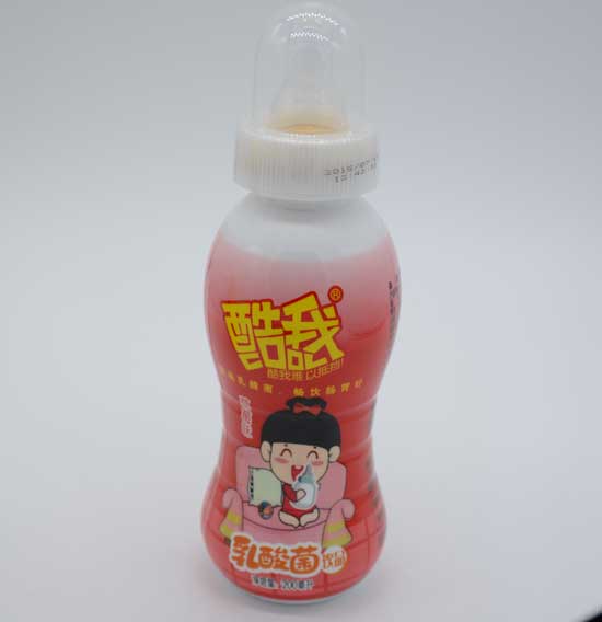  酷我草莓味乳酸菌饮品