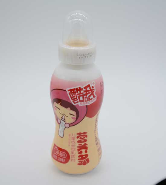  酷我草莓味儿童成长型乳饮料