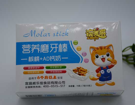  澳美琪核桃+AD钙奶磨牙棒
