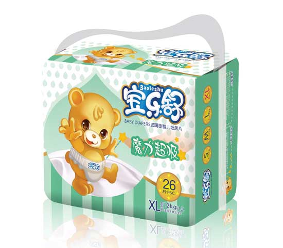  宝乐舒魔力超吸超薄纸尿片XL码