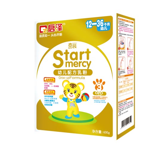 启泽金装婴幼儿奶粉3段