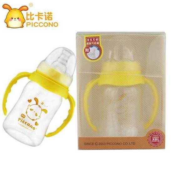  比卡诺硅胶防胀气奶瓶