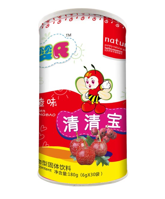婴氏山楂味清清宝桶装