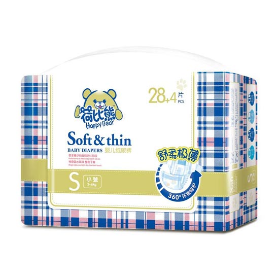 荷比熊婴儿纸尿裤S28+4片