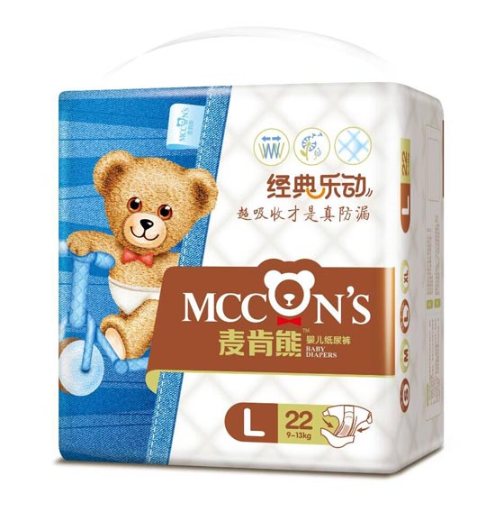 麦肯熊纸尿裤L22片