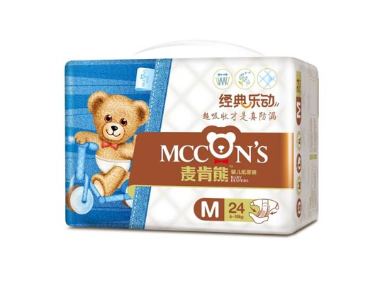 麦肯熊纸尿裤M24片