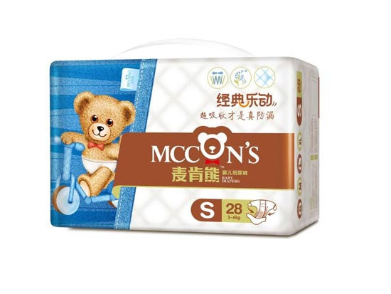 麦肯熊纸尿裤S28片