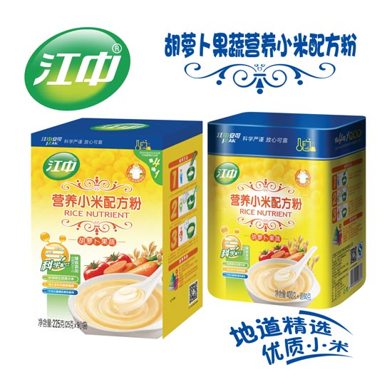 江中胡萝卜果蔬营养小米配方米粉