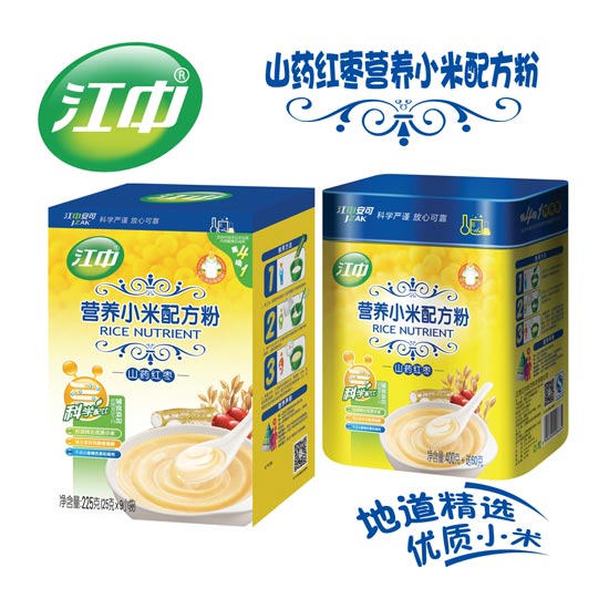 江中山药红枣营养小米配方米粉