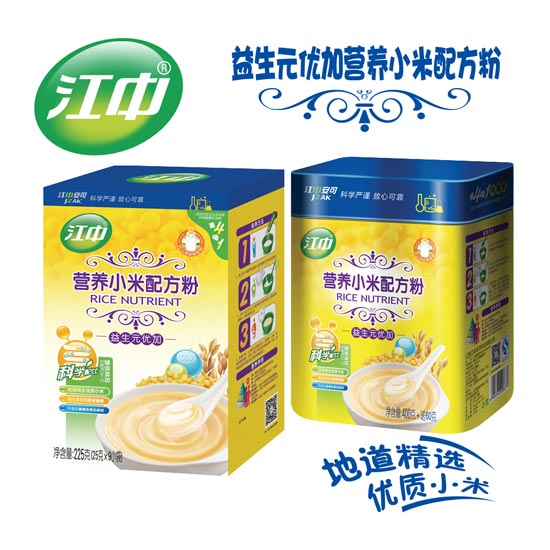 江中益生元优加营养小米配方米粉