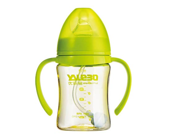 优乐宝PPSU宽口径有柄自动奶瓶180ML(Y)