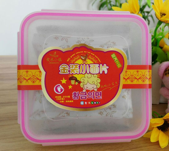 爱米小镇鸡肉香菇金装小面片