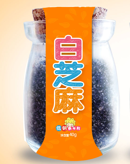  爱米小镇白芝麻低钠调味料