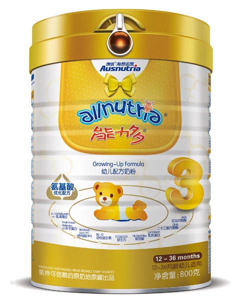 能力多氨基酸优化配方奶粉3段